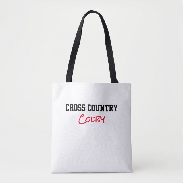 Tote Bag Cross Country Run NAME Sports Distance Motivation (Devant)