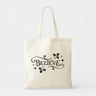 Tote Bag "Croyez" Noël Holiday Fourre-tout