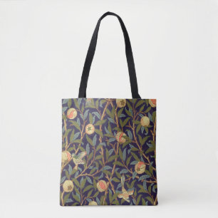 Tote Bag Cru d'oiseau et de grenade de William Morris