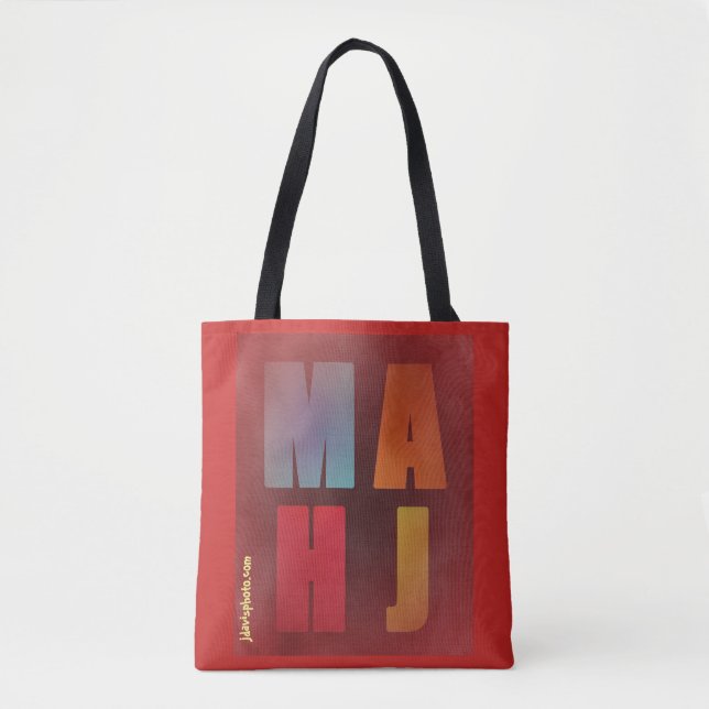Tote Bag Cru Fourre-tout d'heure-milliampère Jongg (Devant)
