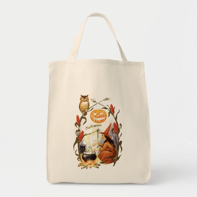 Tote Bag Cru Halloween de Brew de sorcières (Devant)