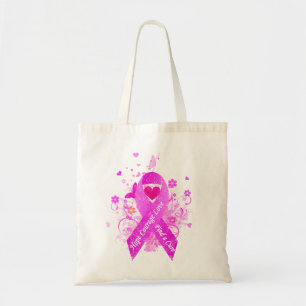 Tote Bag Cru rose de ruban