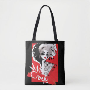 Tote Bag Cruella  Collage Cruella du modèle de mode