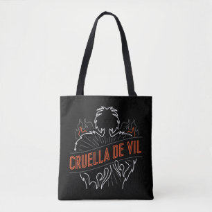 Tote Bag Cruella de Vil Neon