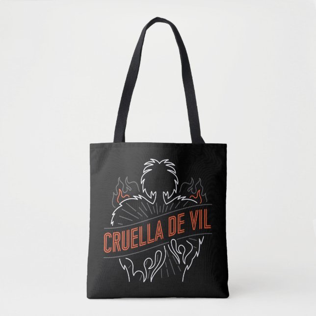 Tote Bag Cruella De Vil | Neon (Devant)