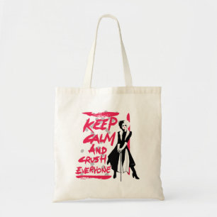 Tote Bag Cruella Gardez le calme et écrasez tout le monde