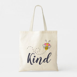 Tote Bag Cube Be Kind Bumble Bee