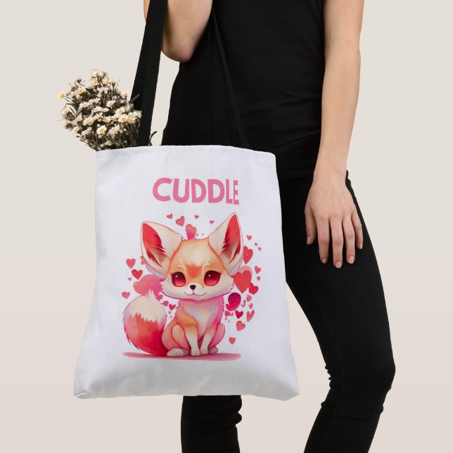 Tote Bag Cuddle (Close Up)