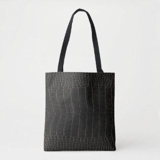 Tote Bag Cuir de crocodile luxueux : texture textile.