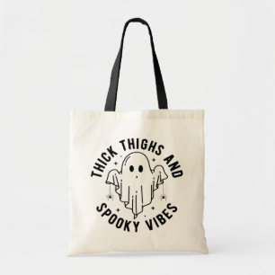 Tote Bag "Cuirs Épais Et Vibes Éffrayantes"
