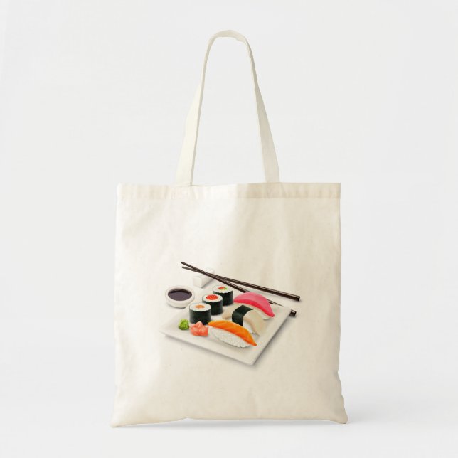 Tote Bag Cuisine japonaise sushi (Devant)