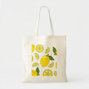 Tote Bag Cuisine Motif citron Oeuvre d'art Fruit Motif citr