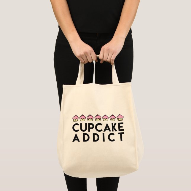 Tote Bag CUPCAKE AUTRE Coffre amusante Épicerie Fourre-tout (Devant (produit))