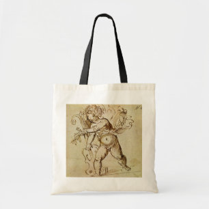 Tote Bag Cupid avec un violon par Domenico Campagnola