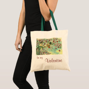 Tote Bag Cupidons de la Saint-Valentin victorienne Arbre cœ
