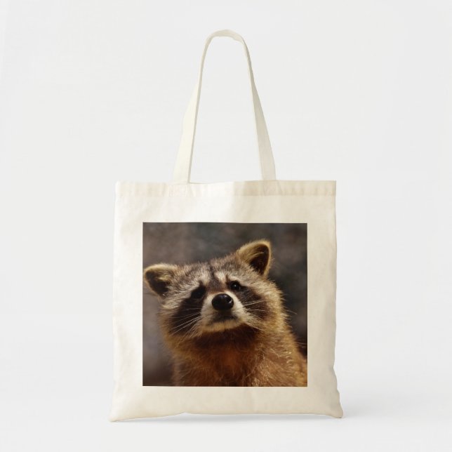 Tote Bag Curieux Raccoon (Devant)