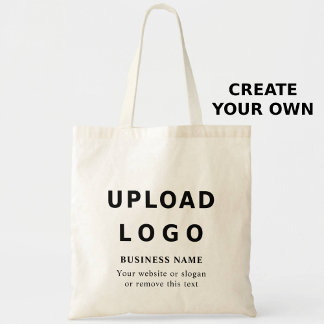 Tote Bag Custom Business Logo & Text – Template shopping