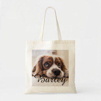 Tote Bag Custom Dog Name – Minimalist Dog Lover