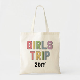 Tote Bag Custom Girls Trip Girls Weekend Vacation Getaway