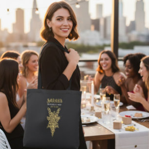 Tote Bag Custom Mystic Gold Enterrement de Vie de Jeune Fil