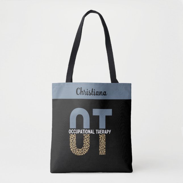 Tote Bag Custom OT Occupation Thérapie OT Cadeaux étudiants (Devant)