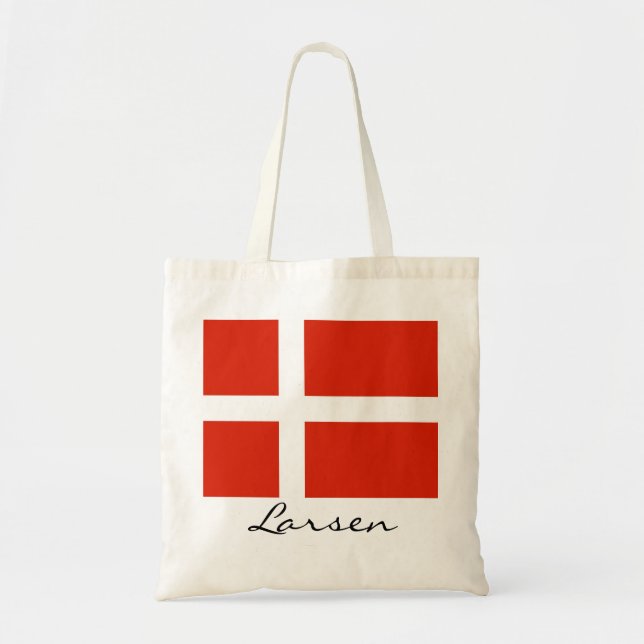 Tote Bag Customisez votre Dannebrog ! (Devant)