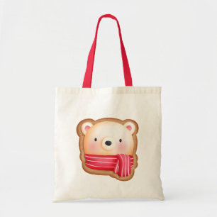 Tote Bag Cute Bear Face