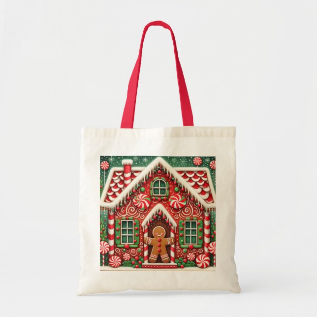 Tote Bag Cute, blonde, pain d'épice homme & maison (Devant)