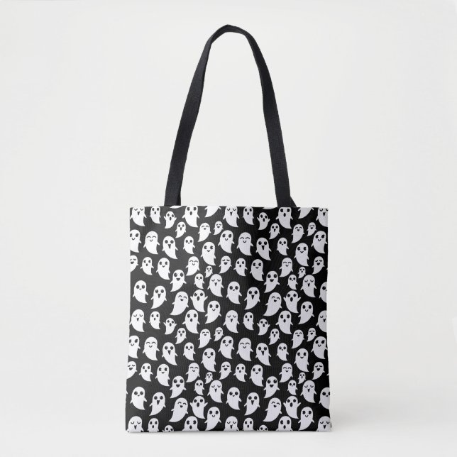 Tote Bag Cute Boo Spook Halloween Dessin D'Halloween (Devant)