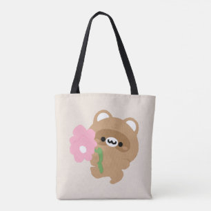 Tote Bag Cute castor romantique