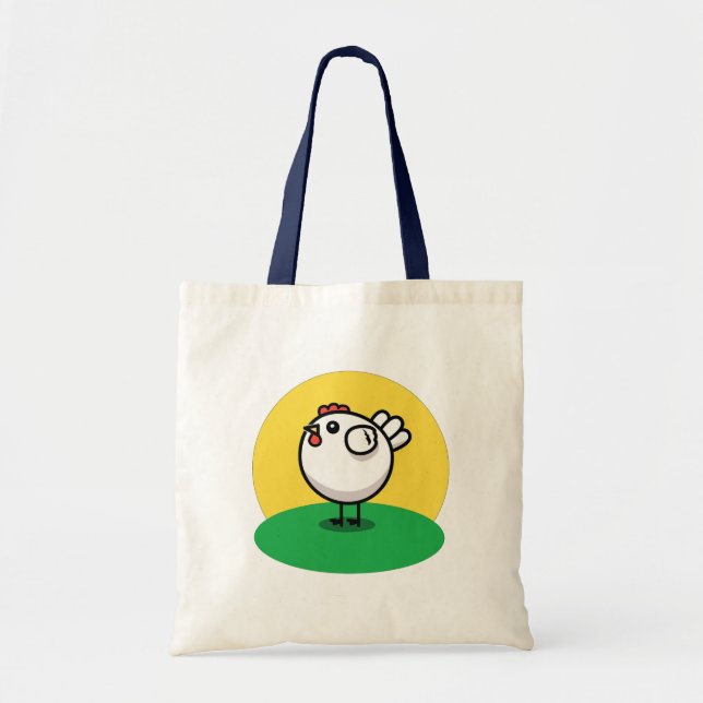 Tote Bag Cute Chicken (Devant)
