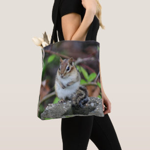 Tote Bag Cute Chipmunk animal sauvage
