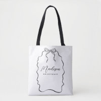 Cute Coquette Ribbon Bridesmaid Cadeau