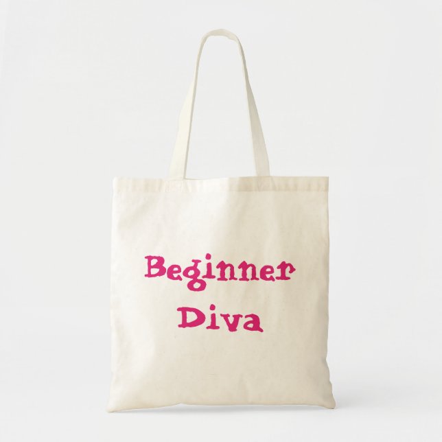 Tote Bag Cute Débutant Diva (Devant)