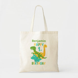 Tote Bag Cute Dinosaur 1er anniversaire