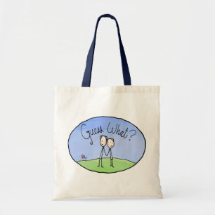 Tote Bag Cute Gay Couple Devinez Quoi