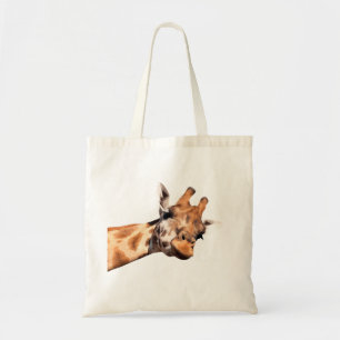 Tote Bag Cute Giraffe Portrait
