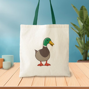 Tote Bag Cute Mallard Duck