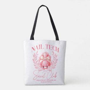 Tote Bag Cute Nail tech Coquette Nail Polonais Social Club