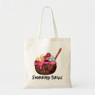 Tote Bag Cute Smoothie Bowl Colorful Fourre-tout Shbag