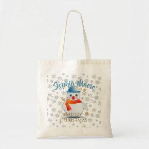 Tote Bag Cute Snowman