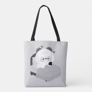 Tote Bag Cute Tired Panda