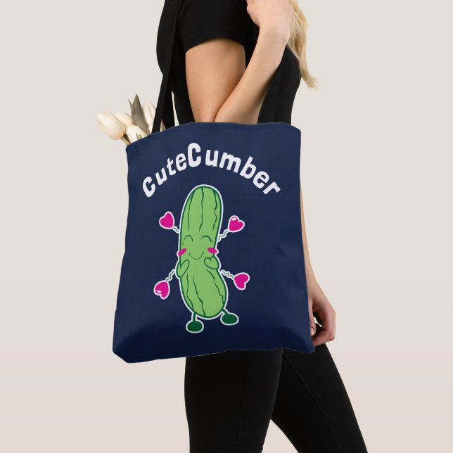 Tote Bag CuteCumber (De près)