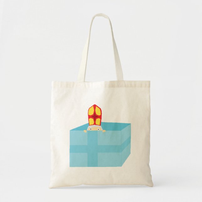 Tote Bag Cutieful Kids Art Drôle St Nicholas Sinterklaas (Devant)