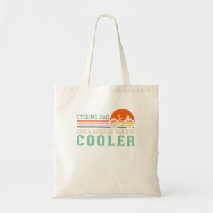 Tote Bag Cyclisme Papa Drôle Amateurs de vélo Soleil Vintag