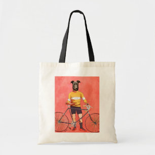 Tote Bag Cycliste 2 de lévrier