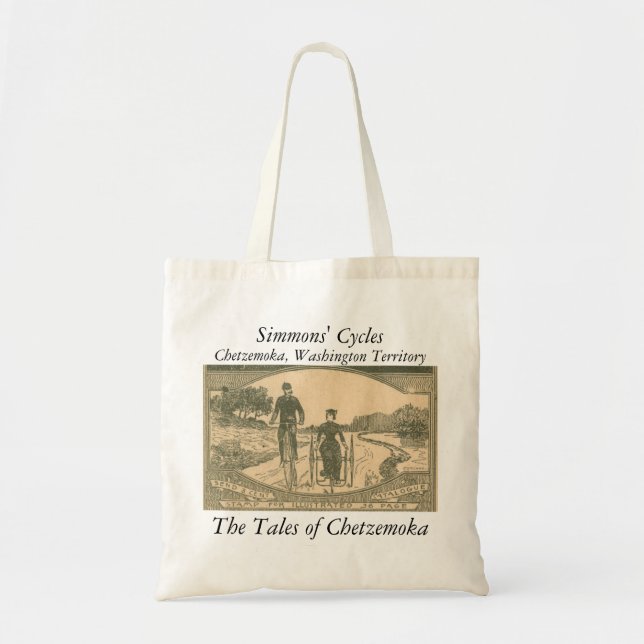 Tote Bag Cyclistes victoriens (Devant)