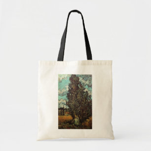 Tote Bag Cyprès et deux femmes par Vincent van Gogh