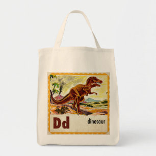 Tote Bag D est pour Dinosaur