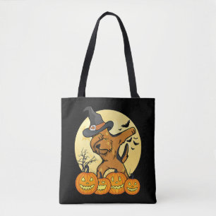 Tote Bag Dabbing Airedale Terrier Funny Chien Halloween Cad